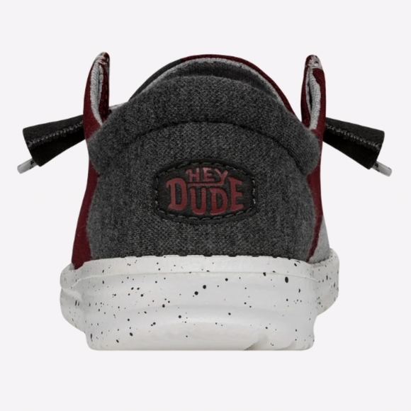 Hey Dude Wendy Tri Varsity  Crimson Casual Shoe - Picture 5 of 7